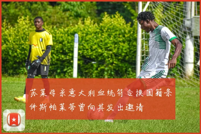 苏莱母亲意大利血统符合换国籍条件斯帕莱蒂曾向其发出邀请