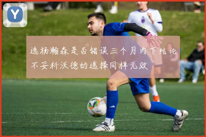 选杨瀚森是否错误三个月内下结论不妥科沃德的选择同样无效